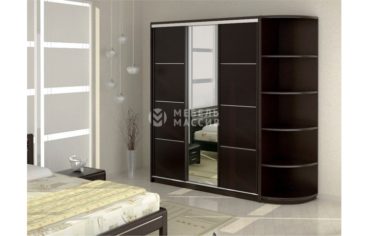 Шкаф-купе 3-х створчатый Вермонт с уголком